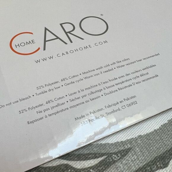 Caro Home Shower Curtain Jupiter Neutral - Picture 5 of 6